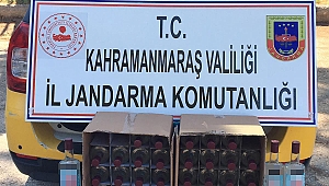 KAHRAMANMARAŞ'TA 80 ŞİŞE KAÇAK İÇKİ ELE GEÇİRİLDİ 