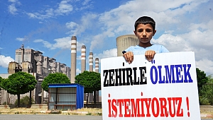 KAHRAMANMARAŞ'TA TERMİK SANTRAL EYLEMİ 