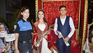 POLİSE DÜĞÜNÜNDE MESLEKTAŞLARINDAN SÜRPRİZ 
