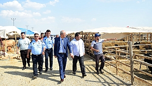 DULKADİROĞLU KURBAN SATIŞ NOKTASINA İLGİ YOĞUN