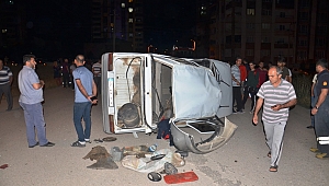 ELBİSTAN’DA KAZA: 2 YARALI 
