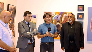 MEHMET AKİF ORÇAN’IN RESİM SERGİSİ AÇILDI