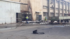 OKSİJEN TÜPÜ ALEV ALDI: 2 İŞÇİ YARALANDI