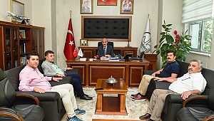 BERTİZLİLER'DEN BAŞKAN OKAY'A ZİYARET