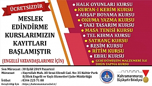 BU KURSLARDA ENGEL YOK! 