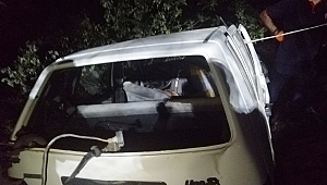 KAHRAMANMARAŞ’TA OTOMOBİL UÇURUMA YUVARLANDI: 1 ÖLÜ