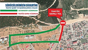 KUZEY ÇEVRE YOLUNDA ÇALIŞMA VAR