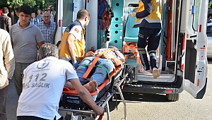 OTOMOBİL BİSİKLETLİYE BÖYLE ÇARPTI!