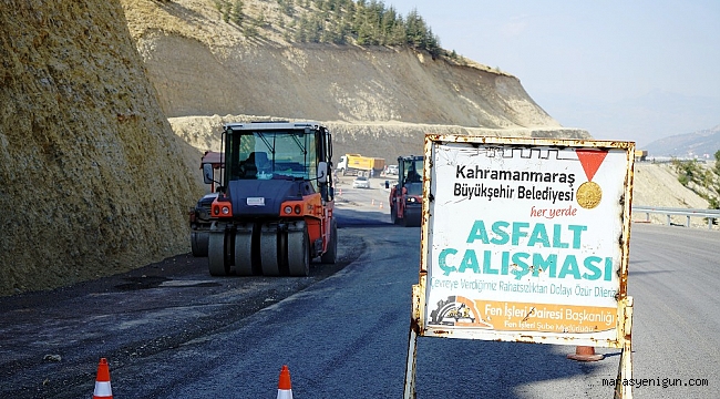 YEDİKUYULAR YOLUNDA ASFALT ÇALIŞMASI BAŞLADI