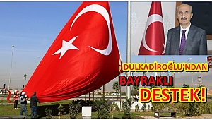 BARIŞ PINARI HAREKATI'NA BAYRAKLI DESTEK