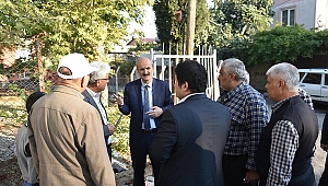 BAŞKAN OKAY ÇALIŞMALARI YERİNDE İNCELEDİ