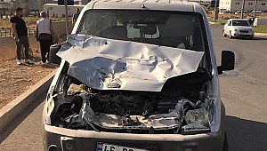 KAHRAMANMARAŞ’TA TRAFİK KAZASI: 1 YARALI