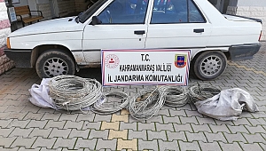 KAHRAMANMARAŞ’TA KABLO HIRSIZI 3 KİŞİ YAKALANDI