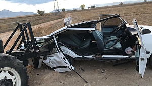 KAHRAMANMARAŞ’TA TRAFİK KAZASI: 2 YARALI