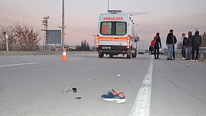 Bariyerlere Çarpan Motosiklet Sürücüsü Yaşamını Yitirdi