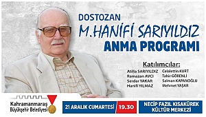 Büyükşehir'den Anma Programı
