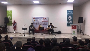 Afşin'de Ozanlar 100'üncü Yıl İçin Söyledi