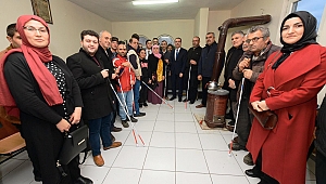 Büyükşehir’den Beyaz Baston Desteği