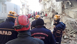 Kahramanmaraş İtfaiye Ve Afad Ekipleri Elazığ’da
