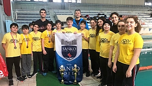 SANKO Okulları Yüzmede 59 Madalya Ve 2 Kupa Kazandı