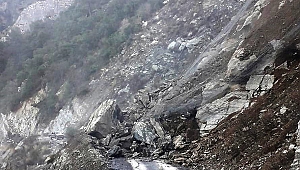 Heyelan Anı Kamerada