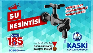 Planlı Su Kesintisi Duyurusu