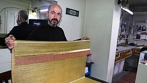 15 Kilo Altınla Halı İşledi