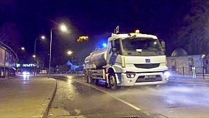 Kahramanmaraş'ta Caddeler Dezenfekte Edildi
