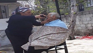 Gelinden Kayınbabaya Saç Tıraşı