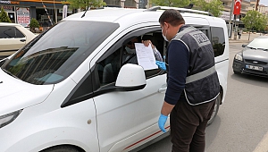 Polisin Sokağa Çıkma Kısıtlama Denetimi Sürüyor