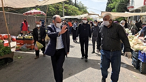 Vali Özkan, Çarşı Ve Pazarlarda İncelemelerde Bulundu