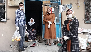 Evinden Çıkmayan Yaşlılar İçin Alışveriş Yaptılar