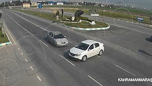 Kahramanmaraş’ta Trafik Kazaları Kamerada