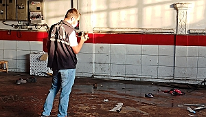 Çatıdan Düşen İşçi Yaralandı, Olay Anı Kameraya Yansıdı