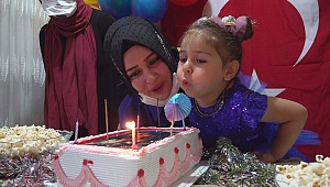 Şehit Kızına Doğum Günü Sürprizi