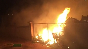 Market Deposundaki Yangın Korkuttu