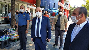 Vali Coşkun’dan Korona Virüs Denetimi