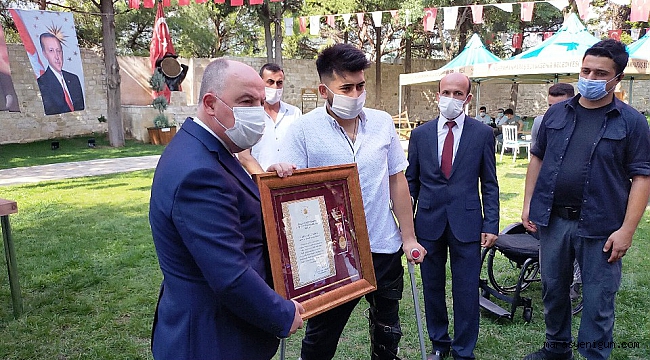 Kahramanmaraş’ta Devlet Övünç Madalyası Tevcih Töreni