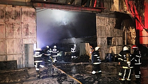 Kahramanmaraş’ta Fabrika Yangını