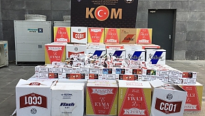 350 Bin Lira Değerinde Kaçak Makaron Ele Geçirildi