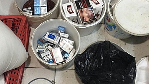 Kaçak Sigaralar Boya Kutusundan Çıktı