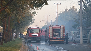 Kahramanmaraş’ta Korkutan Fabrika Yangını