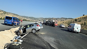 Kayseri Yolunda Kaza: 1 Yaralı