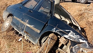 Elbistan’da Otomobil Tarlaya Uçtu: 3 Taralı