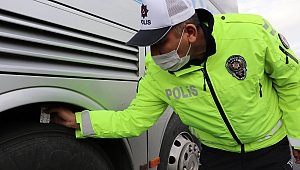 Kahramanmaraş’ta Kış Lastiği Denetimi