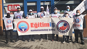 Eğitim-İş Sendikası Kahramanmaraş Şubesi’nden zam çağrısı