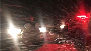 Kahramanmaraş-Kayseri Yolu Büyük Araçların Geçişine Kapatıldı