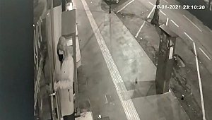 Kahramanmaraş’ta Hırsız Önce Kameraya Sonra Polise Yakalandı