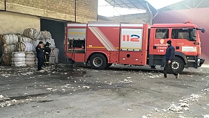 Pamuk Fabrikasında Yangın