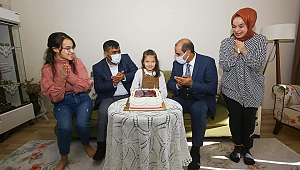 Şehit Kızına Emniyet Müdüründen Doğum Günü Sürprizi